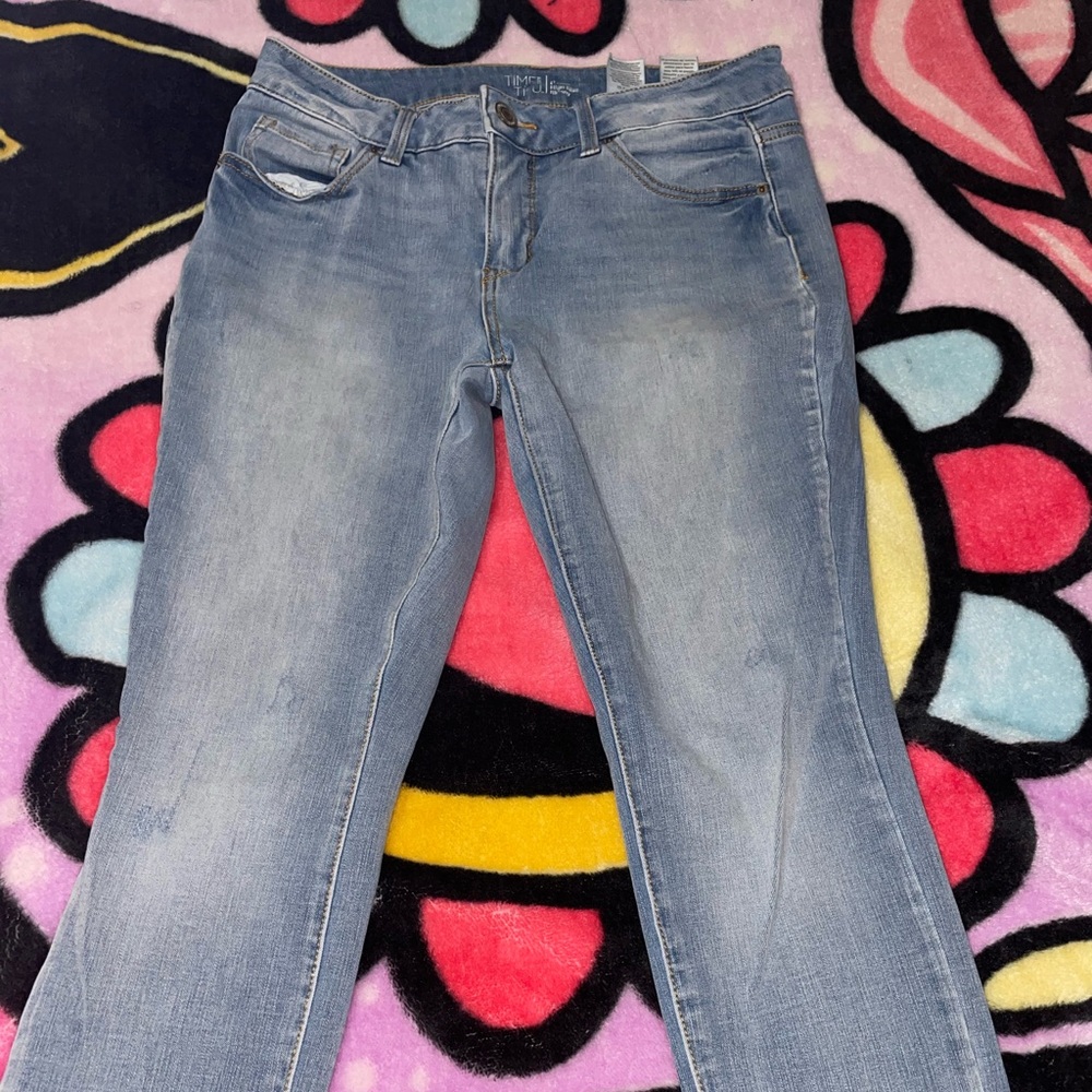 Time and tru high rise skinny jeans size petite